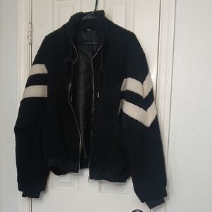 Fashion Black and White Women's Jacket